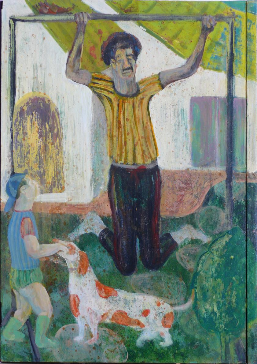 FATHER IN THE GARDEN