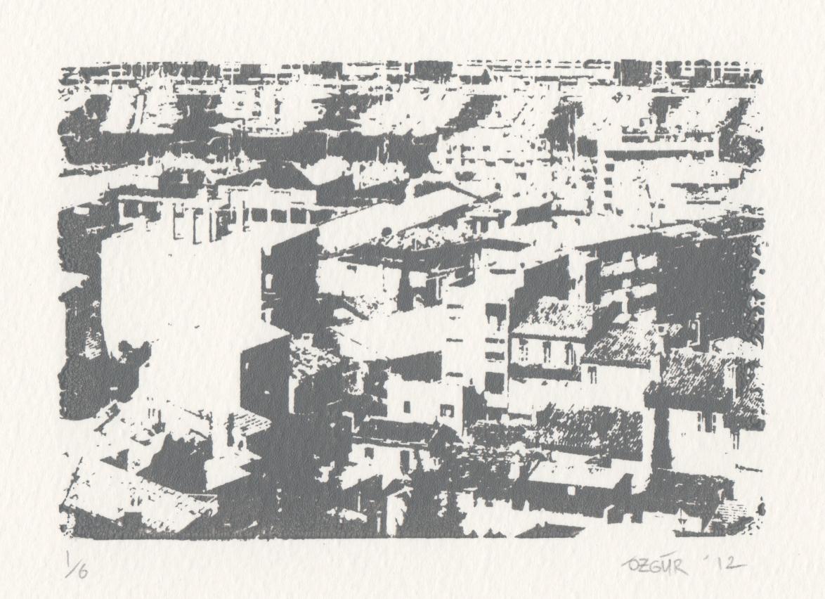 Roofs of Marseille_grey