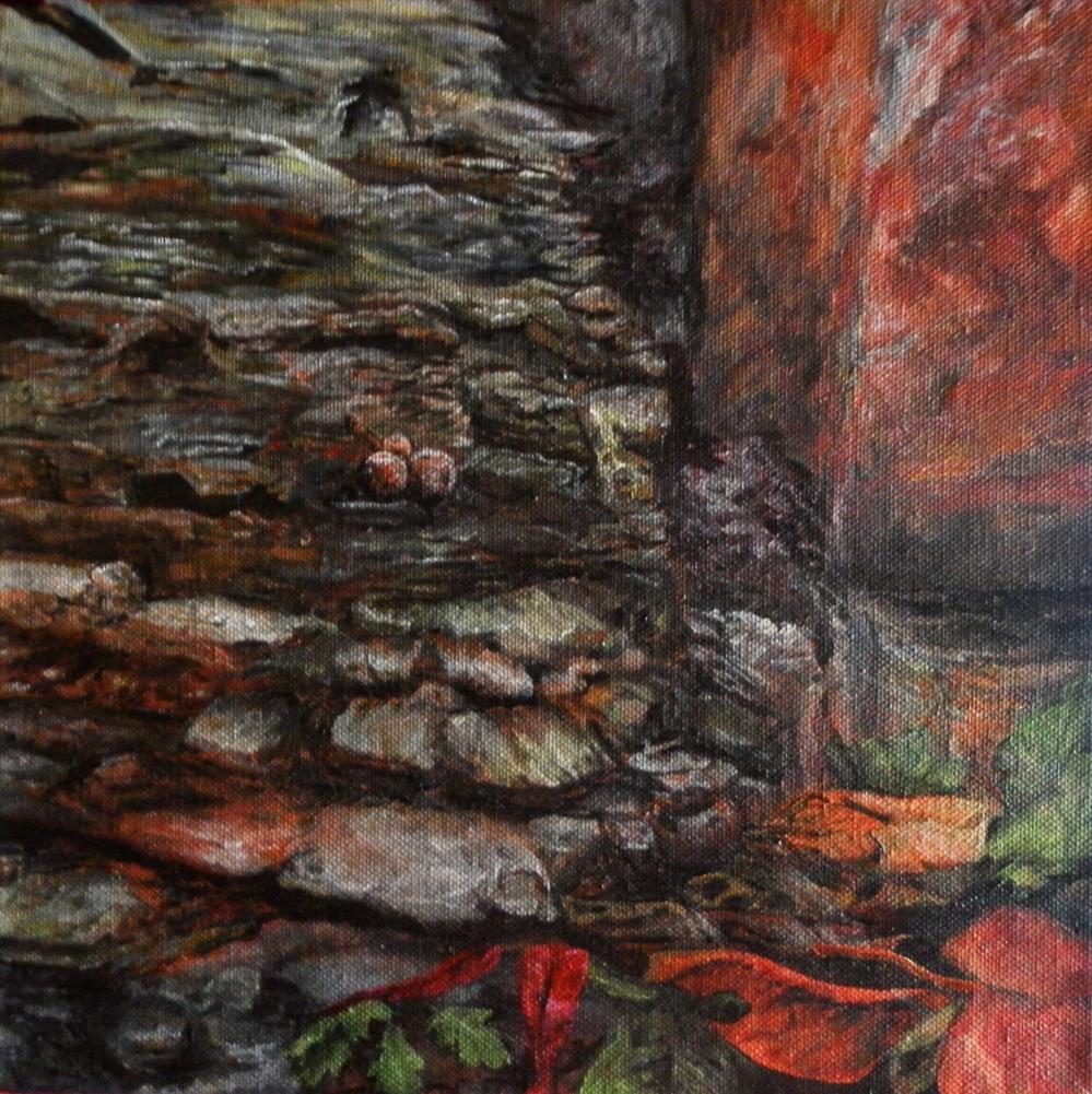 Rock & Leaf Composition 