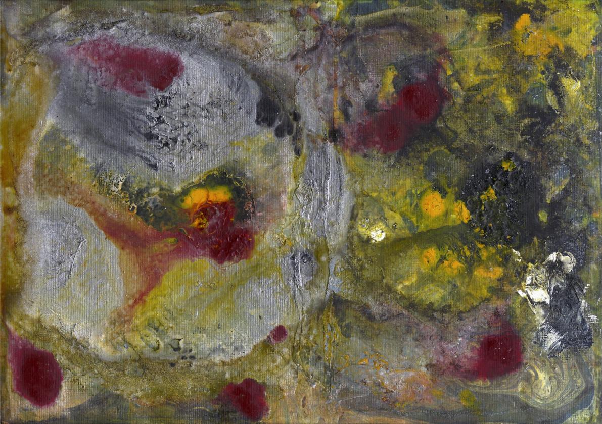 abstract rain: silver focus, bleeding