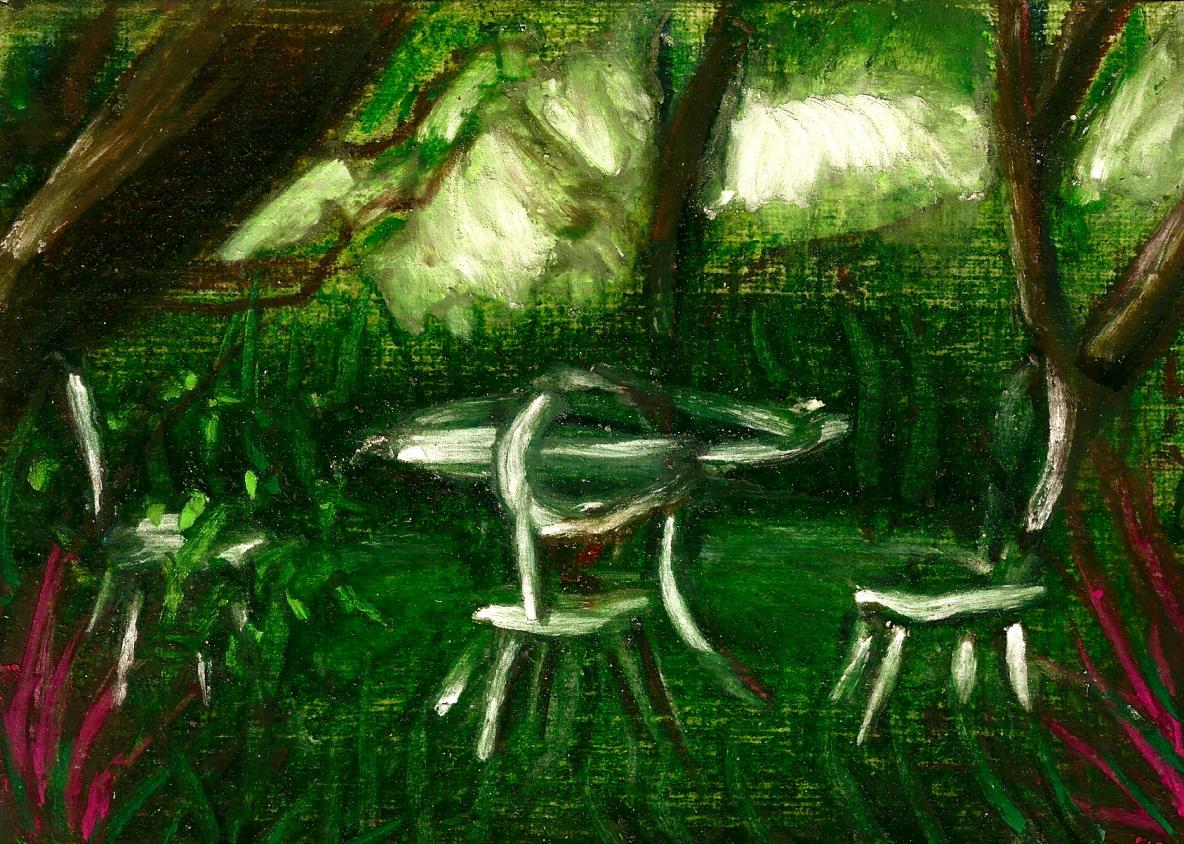 in the garden