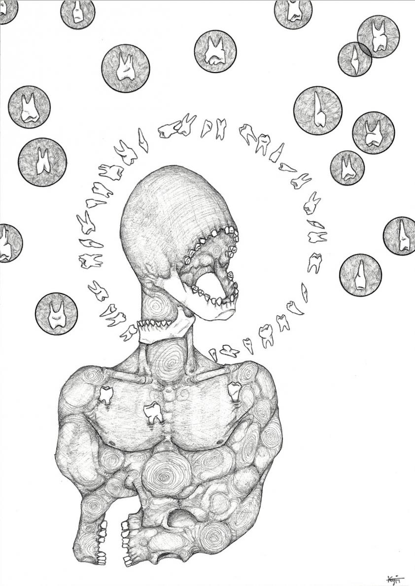 falling teeth