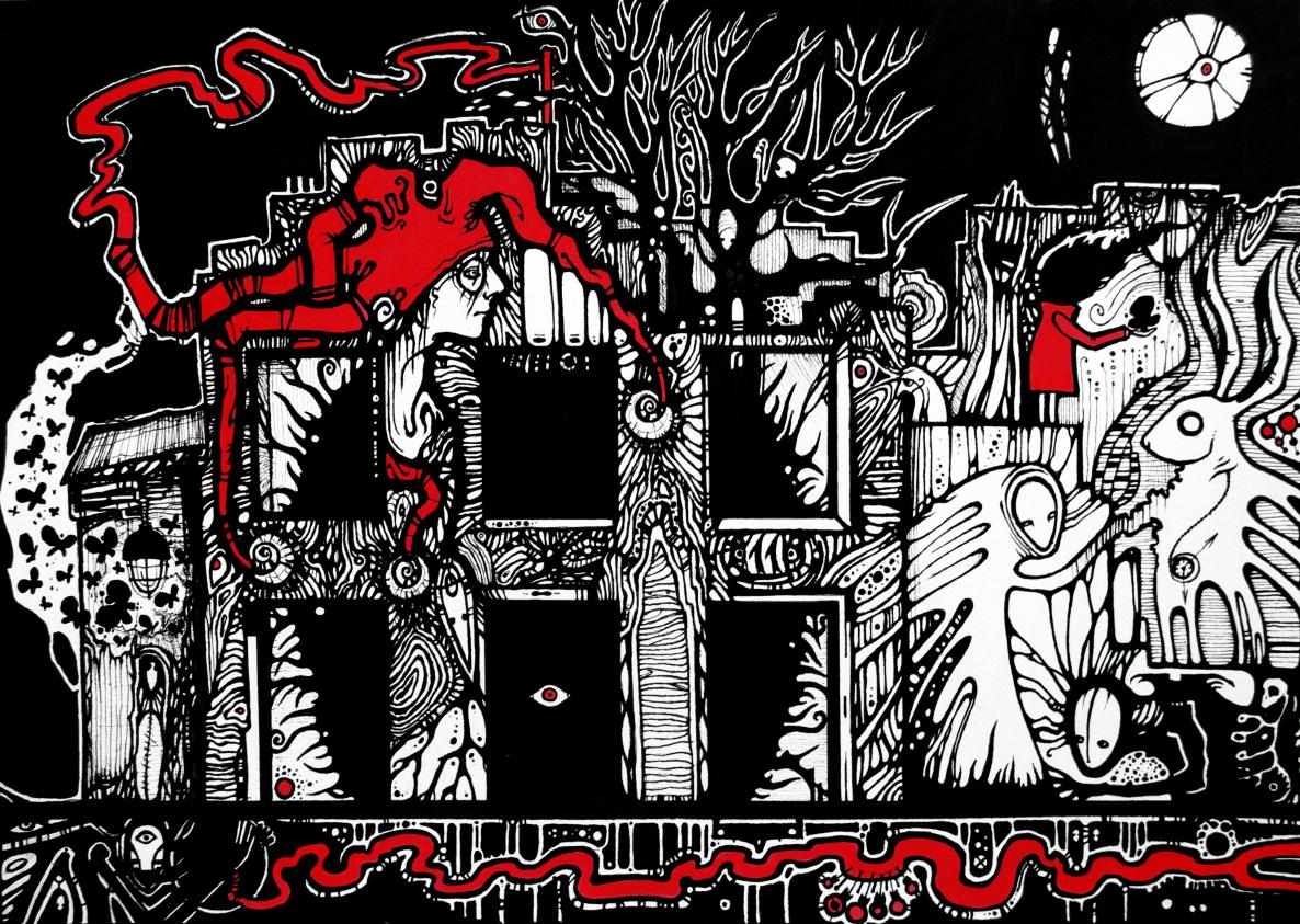 the house (consequences on hidden side)