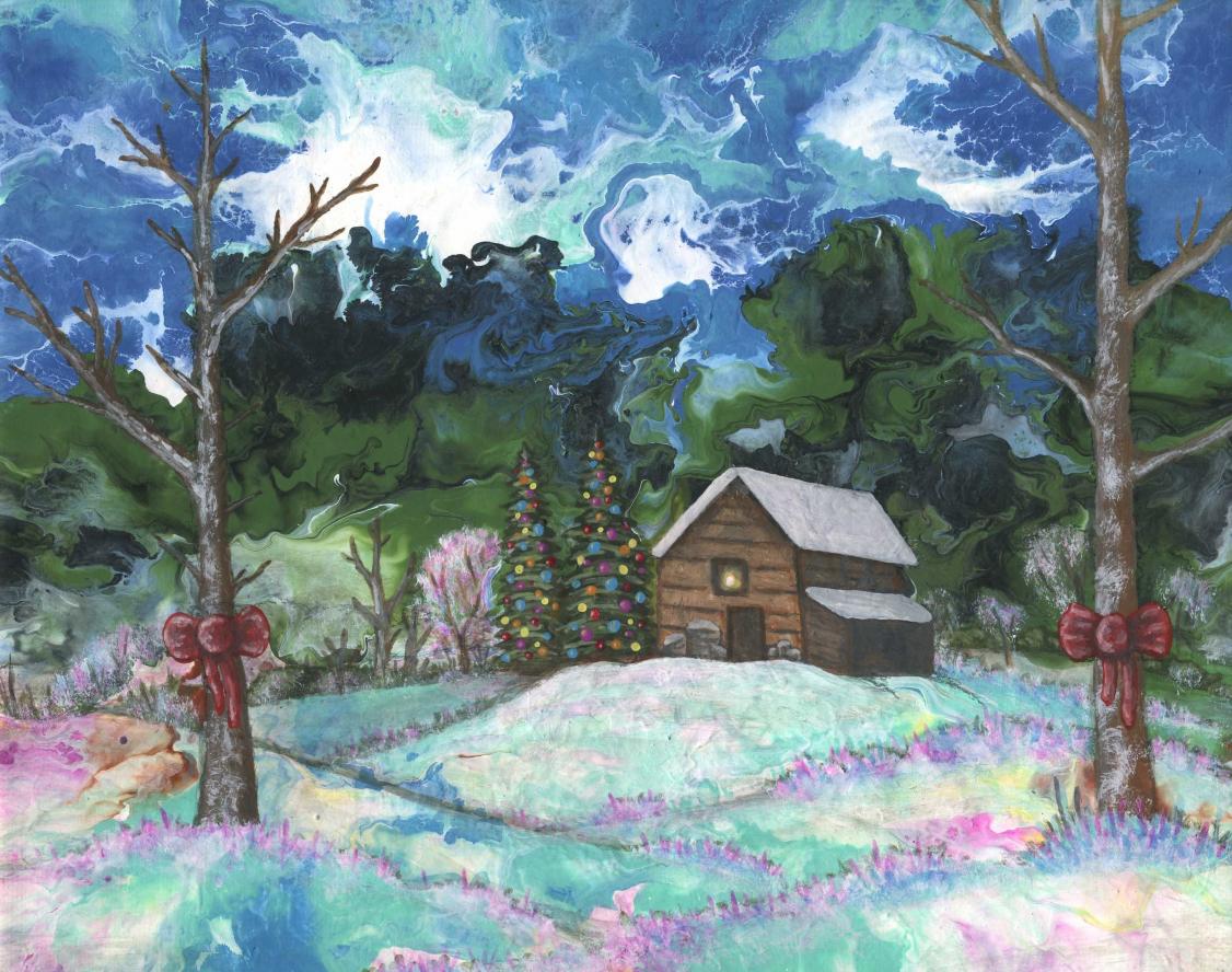 christmas cabin