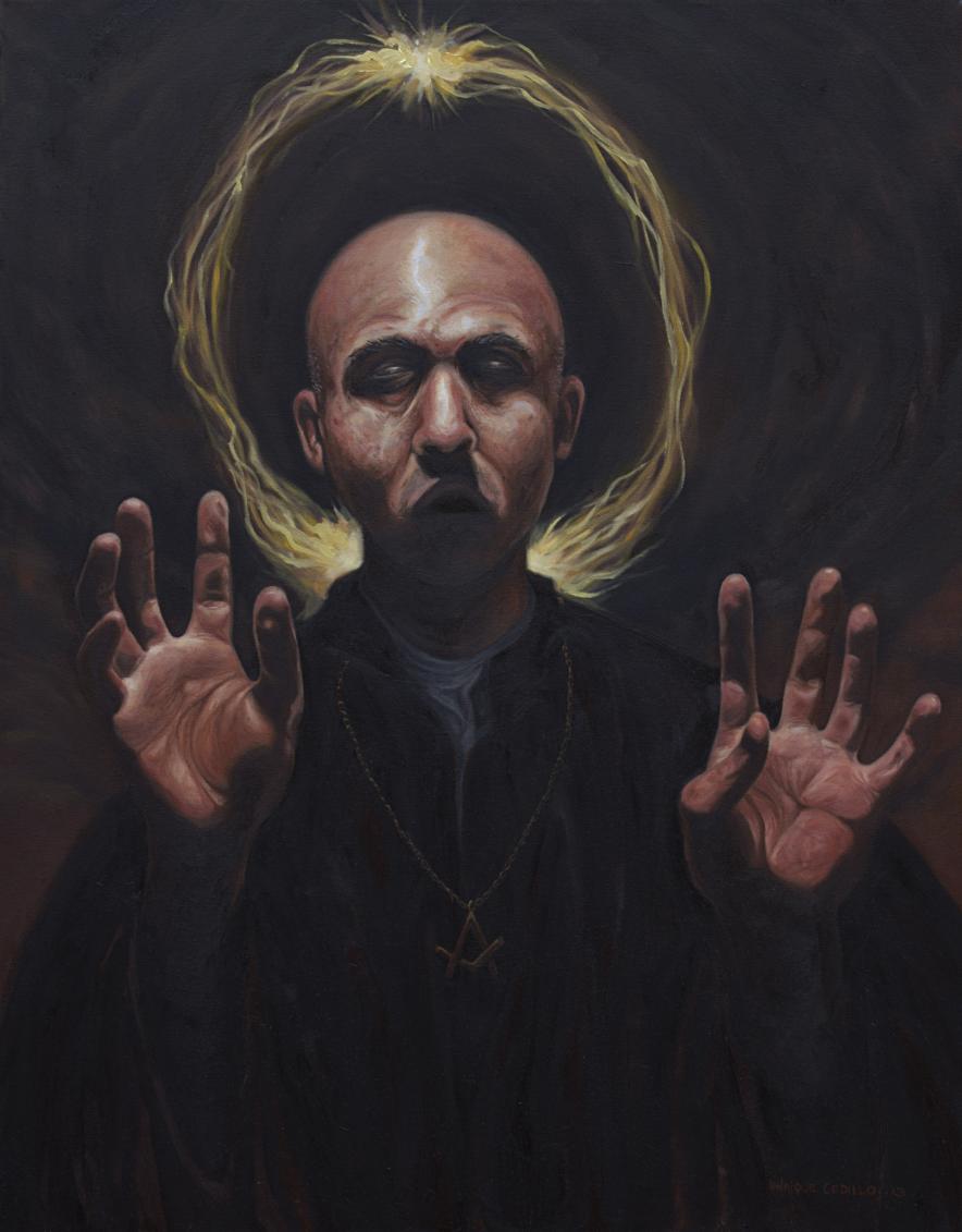 "Almost Blindly (Self-Portrait in Old Age)"