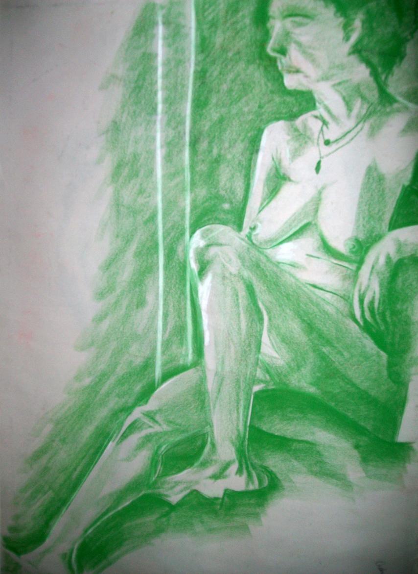 Woman in Green