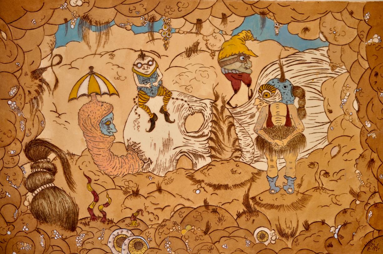 Sans Somnus, Insomniac Wasteland, hand-color