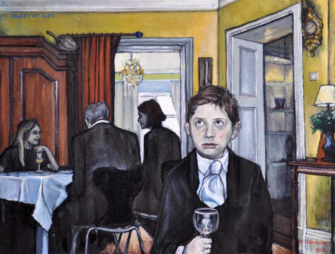 Boy in white tie