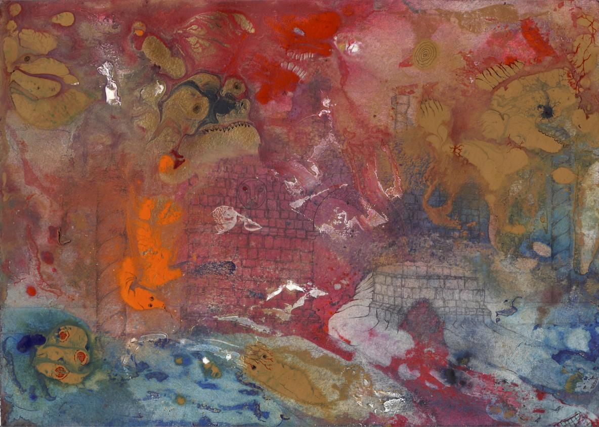 abstract rain: monsters at the archway