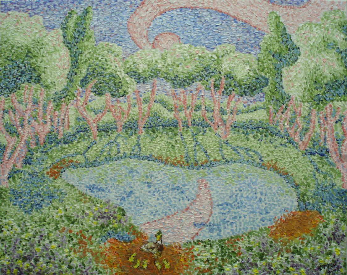 Peace and Joy in Dots of Color