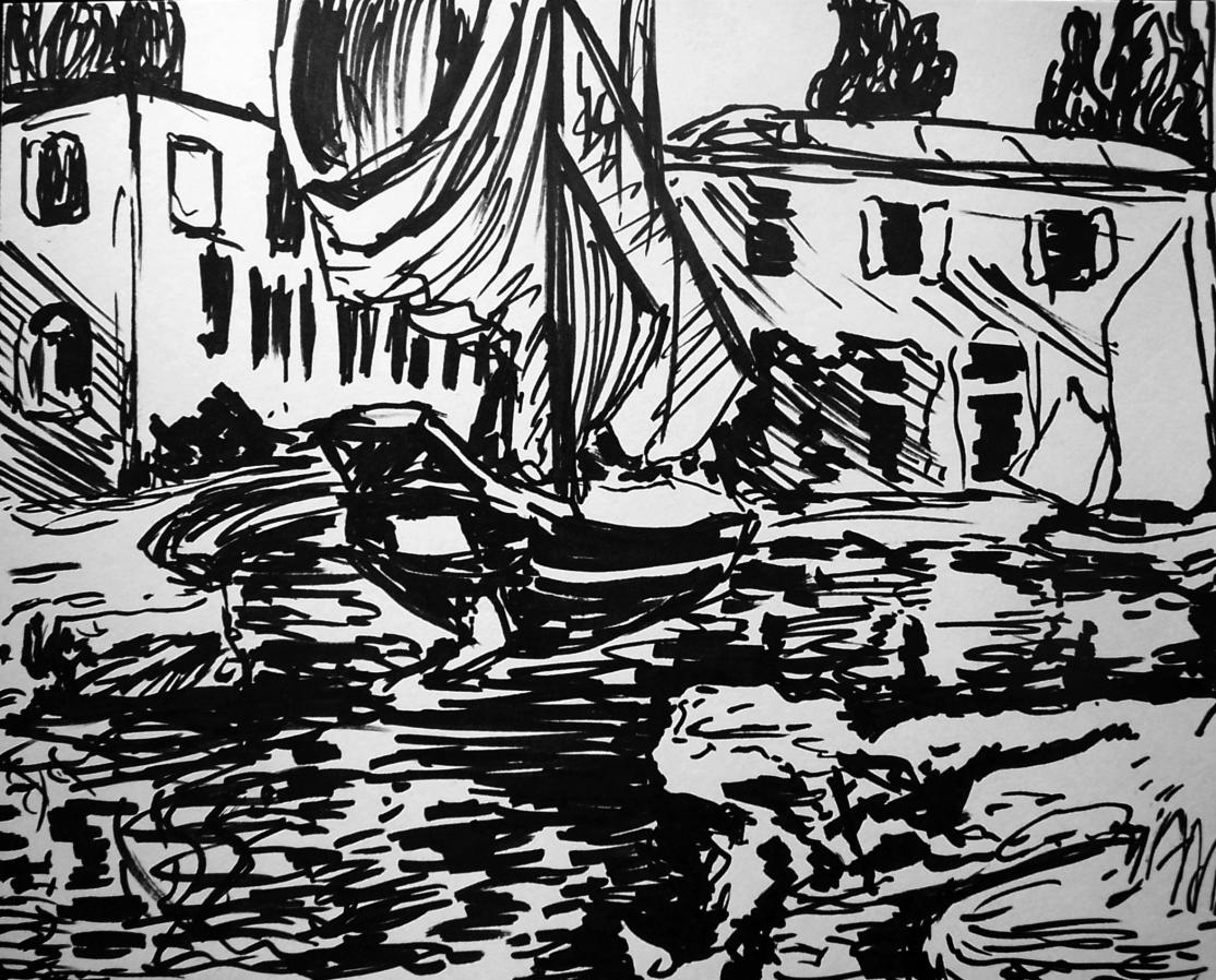 Boat in the port