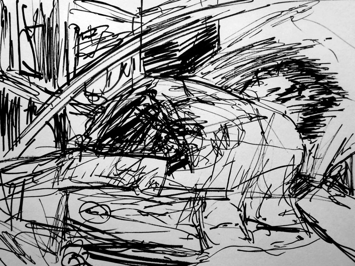 Sleeping man