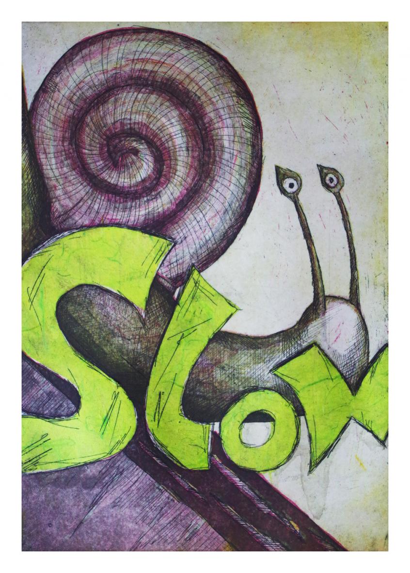 a snail