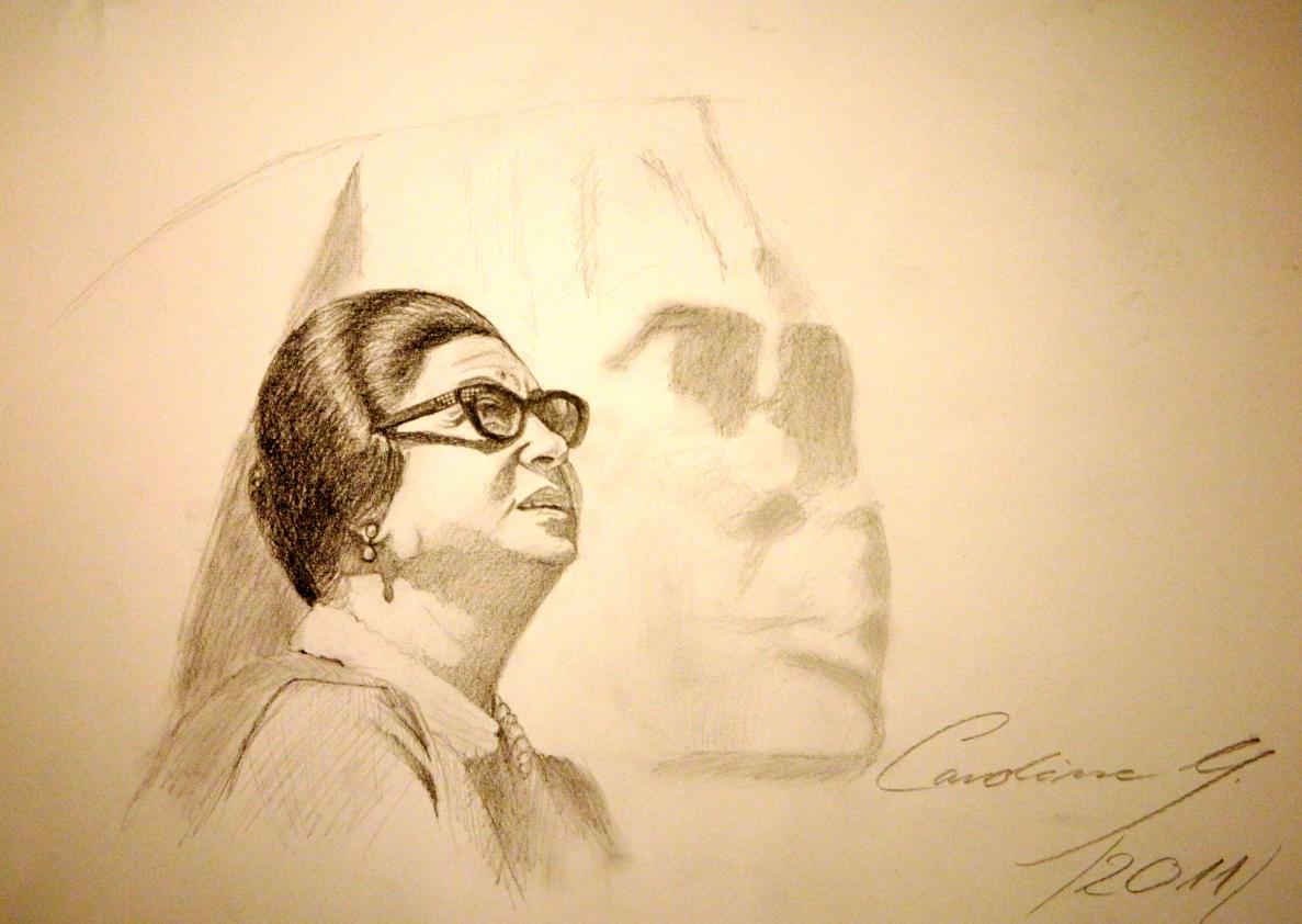 Oum Kalthoum és Sphinx