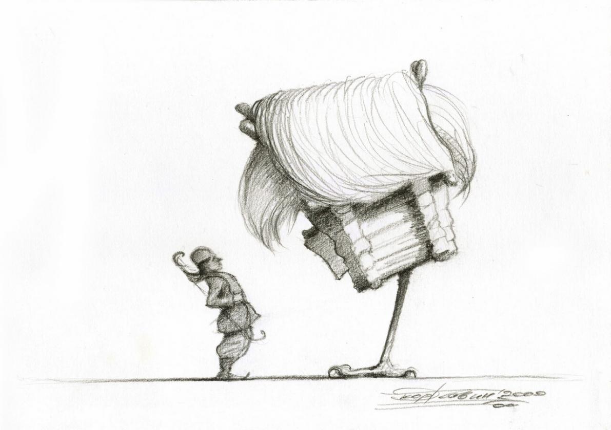 Hut and Ivan Tsarevich