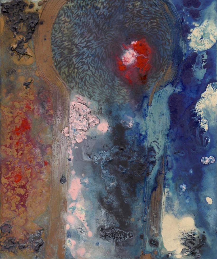 abstract rain: oil stain 6