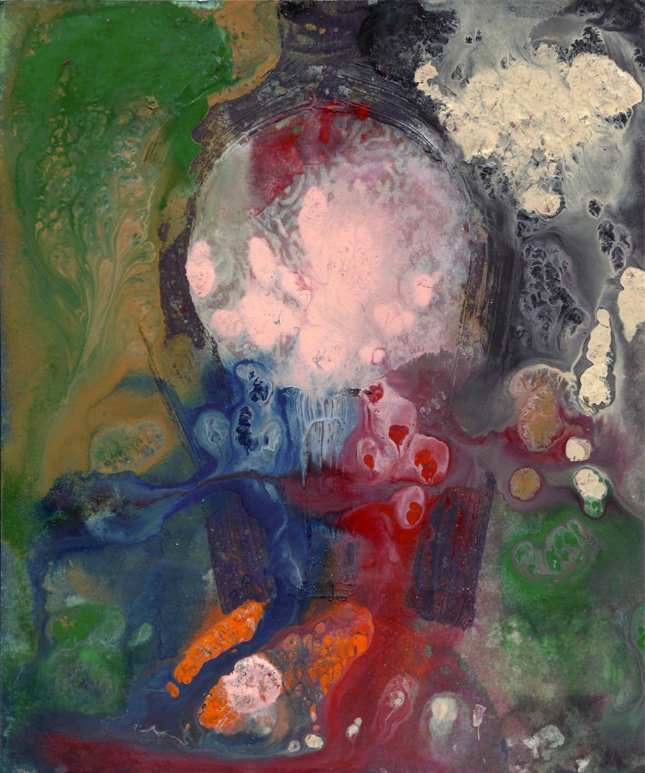 abstract rain: oil stain 7