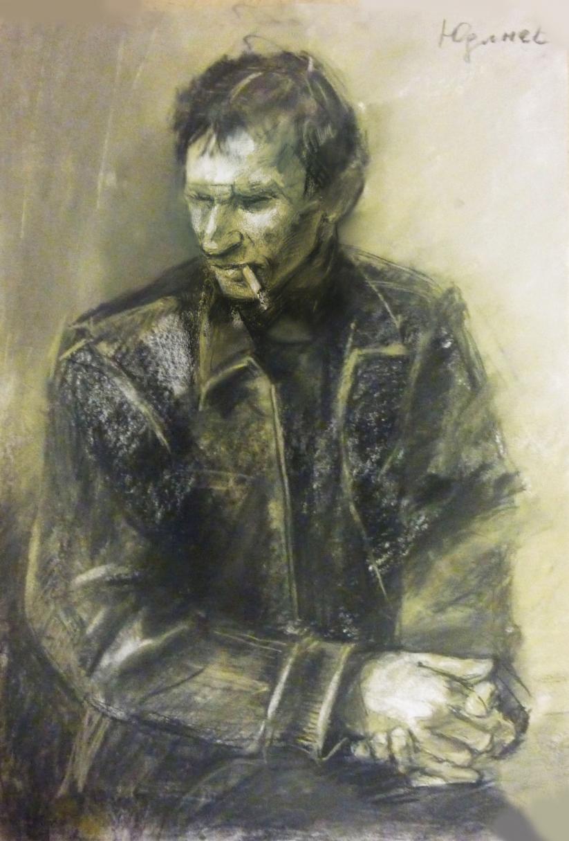 The man with a cigarette. Мужчина с сигаретой