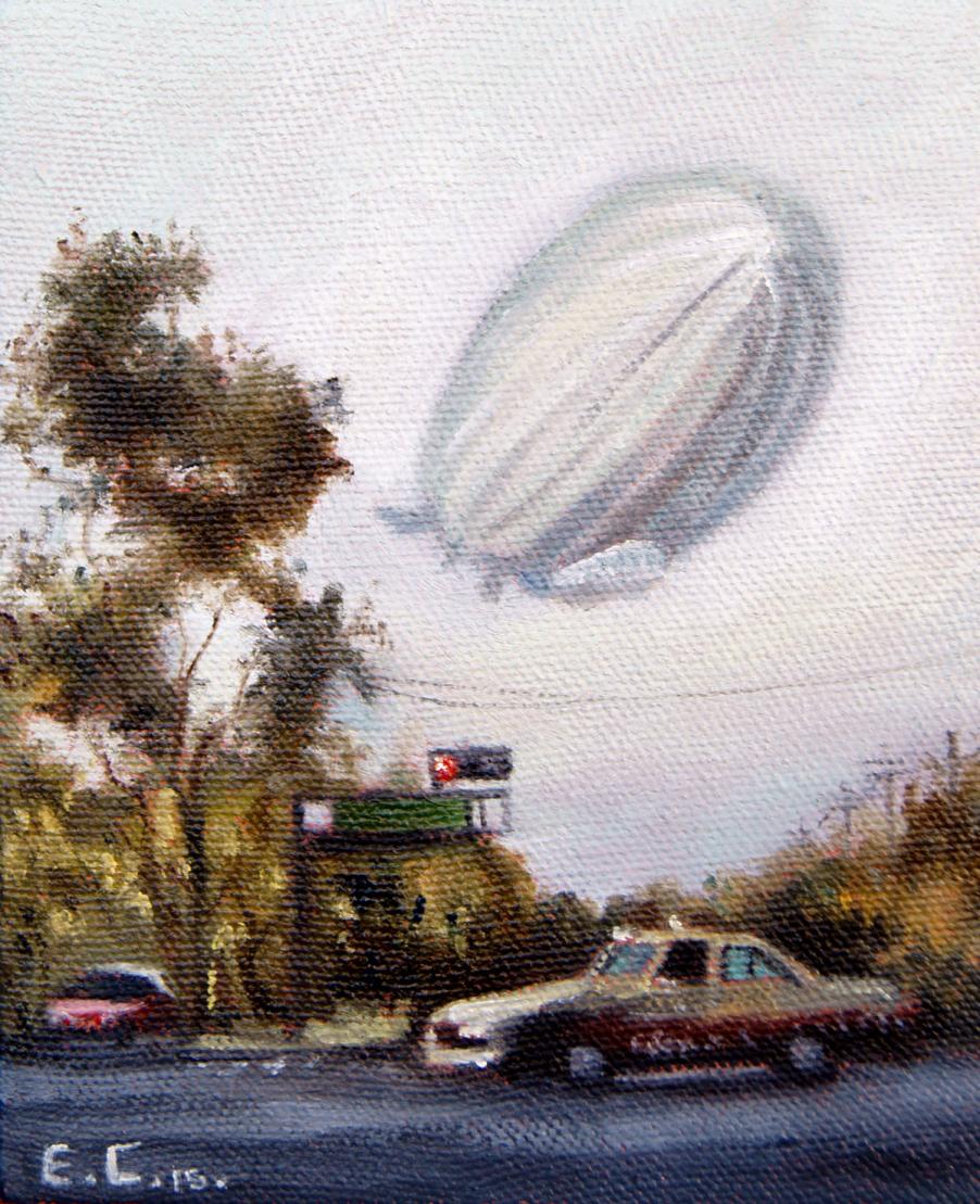 Zeppelin in Mexico City 