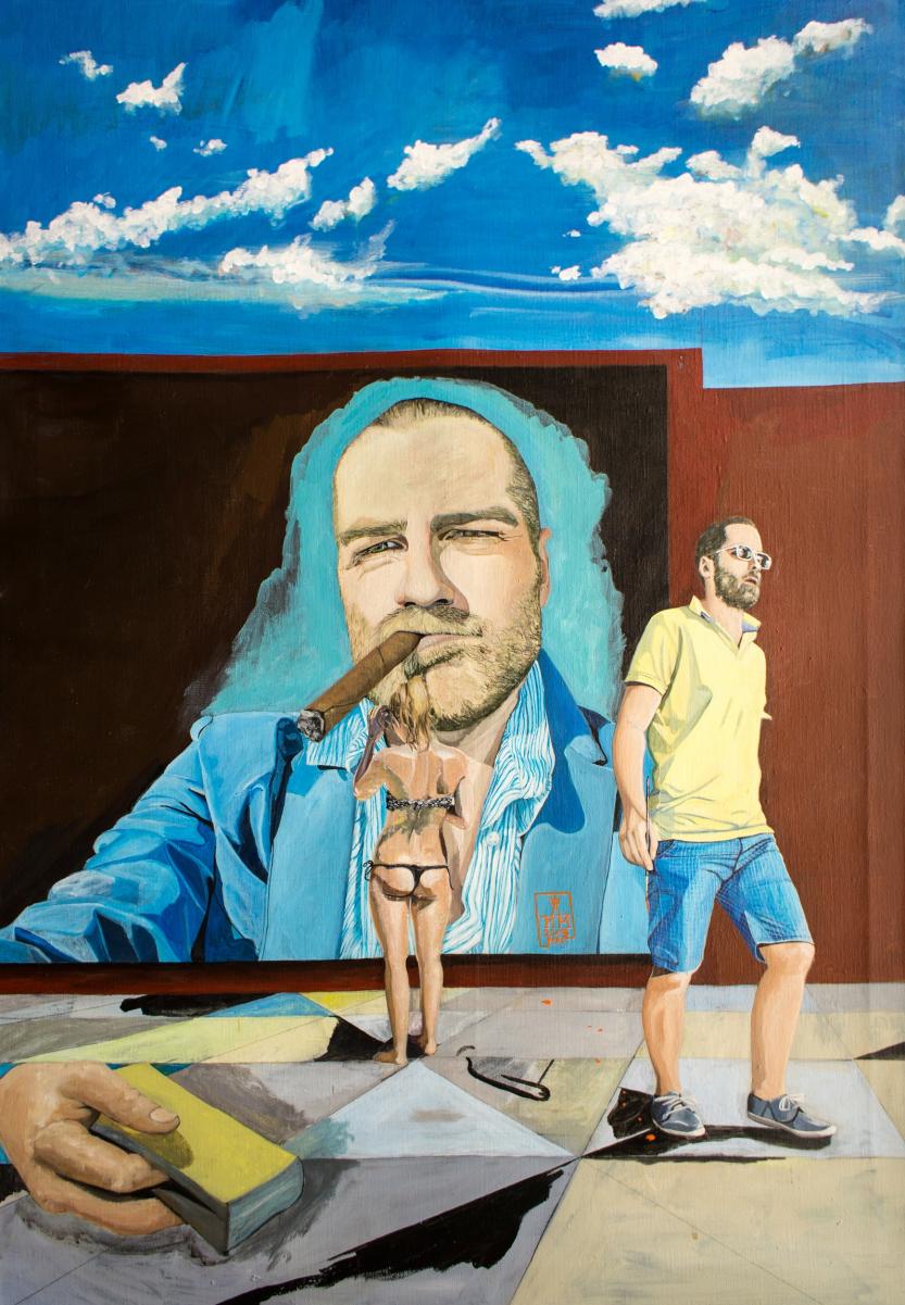 selfmade self-portrait