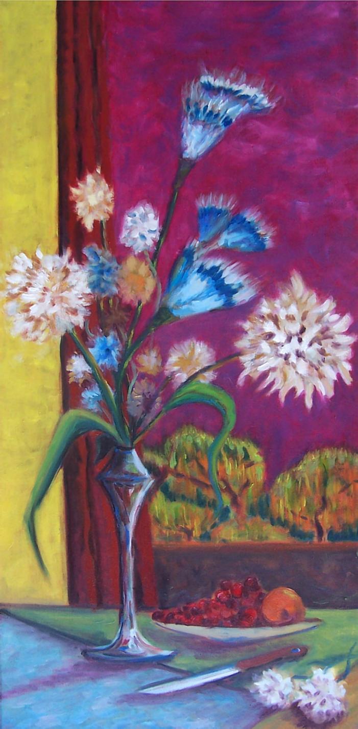 Still life with chrysants