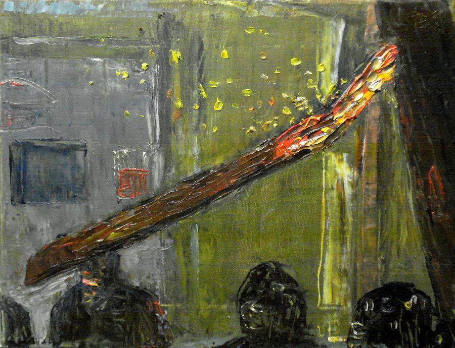 Burning Wood