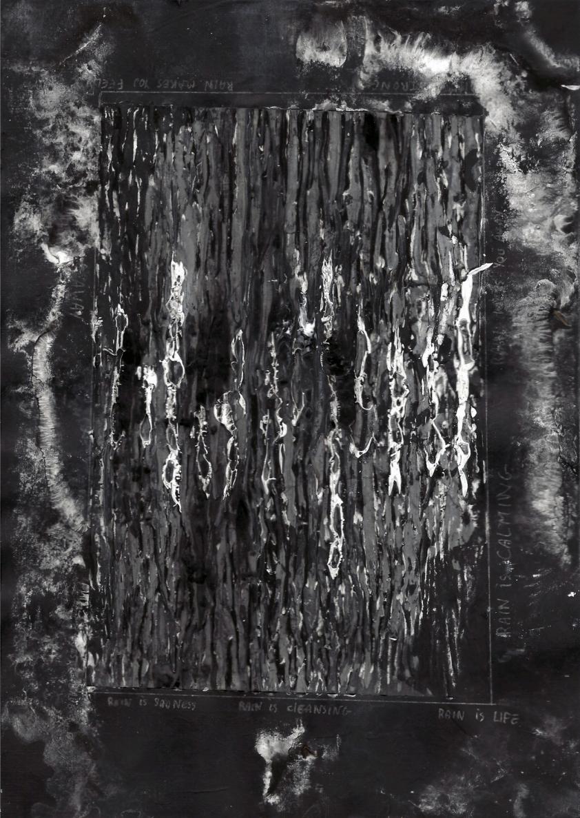 abstract rain: rain disturbance