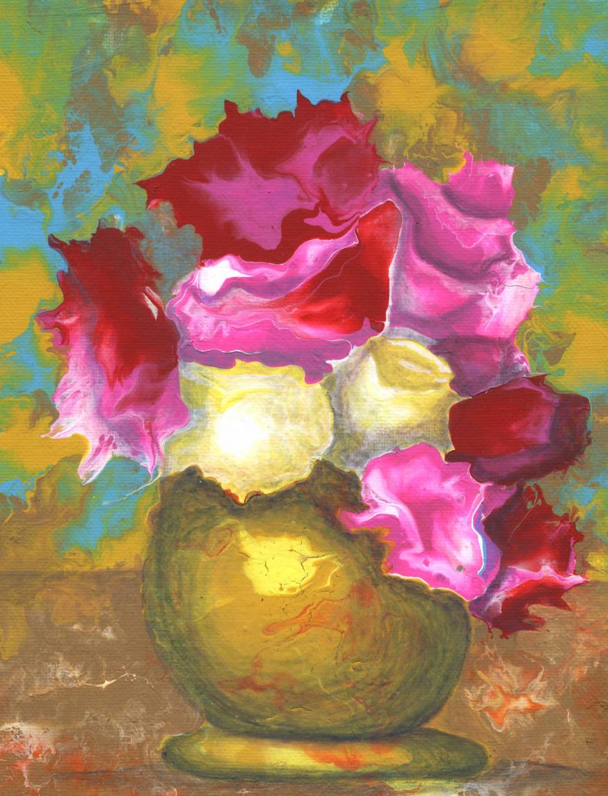 flowers in a vase
