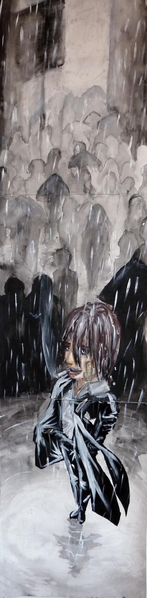 Always left in the rain.
