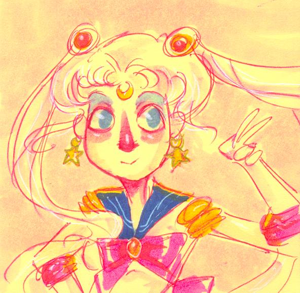 Usagi in Post-it